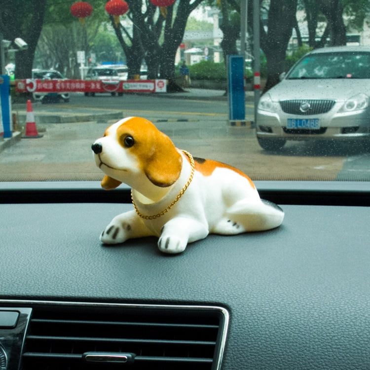 Universal Car Truck Lucky Beagle Dog Doll Shake Head Ornament Vehicle