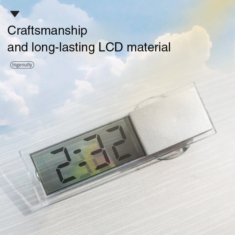 K-033 LCD Auto Clock with Sucker, Clock | Bulky Mart