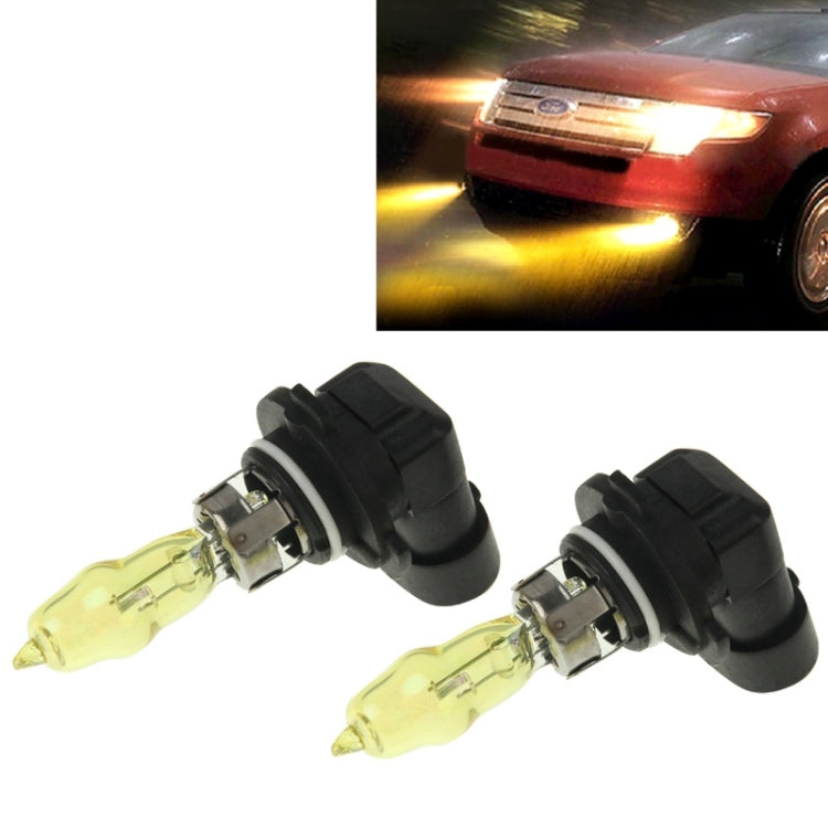 2 X 9005 HOD Halogen Bulbs 12V 100W 2400 LM 3500K Yellow Light