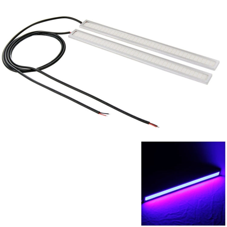 2 PCS 6W*2 DRL LED Blue Light Bar Car Light Source Waterproof Daytime