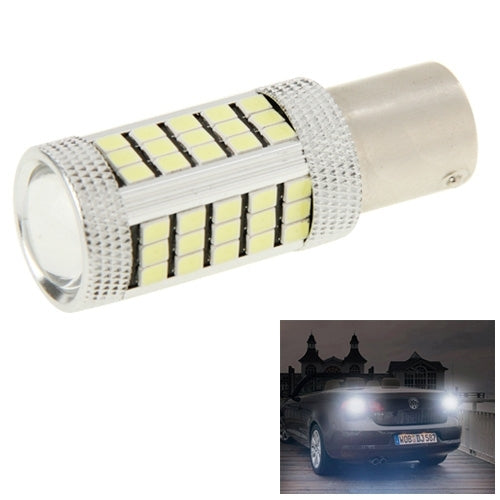 2 PCS 1156/BA15S 3W White 66 LED SMD 2835 Brake Light for Vehicles