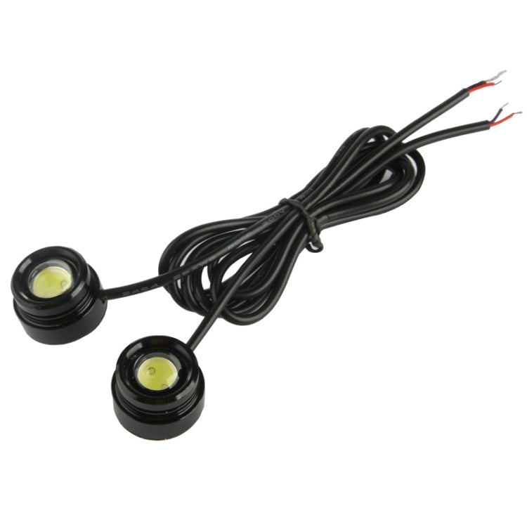 2x 1.5W Waterproof Eagle Eye Light White LED Light for Vehicles