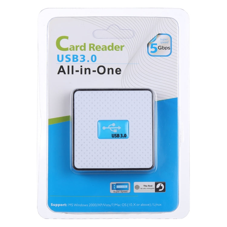 USB 3.0 All-in-1 Card Reader, Super Speed 5Gbps, Support CF / SD / TF ...