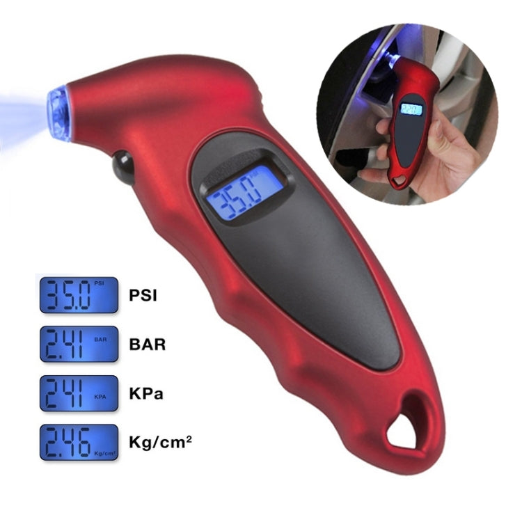 Digital Tire Gauge with LED Flash light
