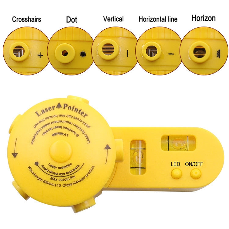 LV-06 8-Function Laser Level Leveler with Tripod – Bulky Mart