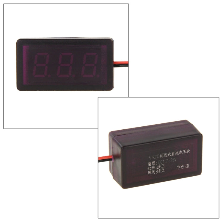 V42D 2 Wires Red Light Display Mini Digital Voltage... – Bulky Mart