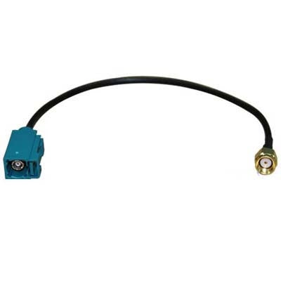 Fakra Z Female to RP-SMA Male Connector Adapter Cable / Connector
