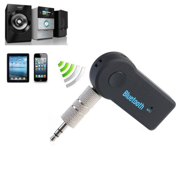 Car Bluetooth Handsfree Music Mic Receiver For iPhone