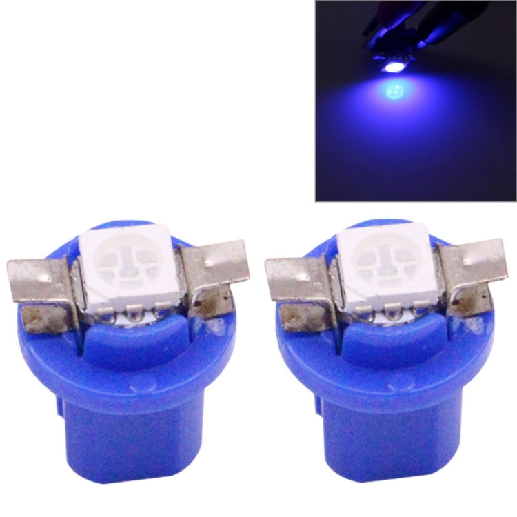 2 PCS B8.5 0.2W 12LM 1 LED SMD 5050 LED Instrument Light Bulb