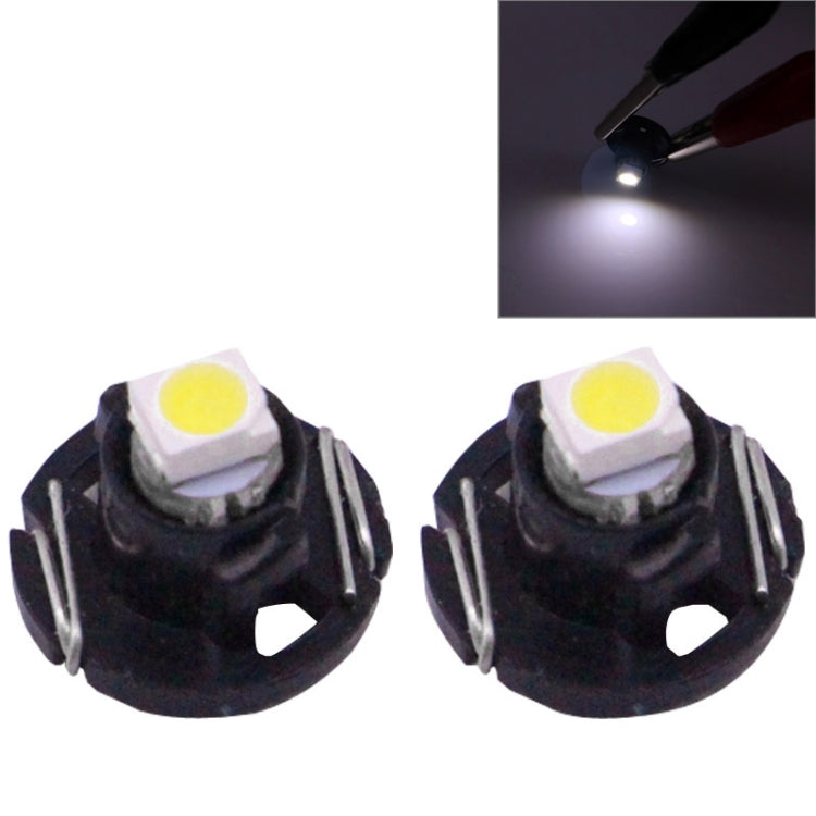 2 PCS T4.2 White Light 0.1W 5LM 1 LED SMD 3528 LED Instrument Light