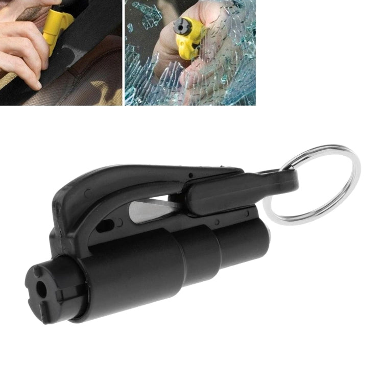 2 in 1 Car Emergency Hammer / Key Chain / Knife Broken Glass Portable