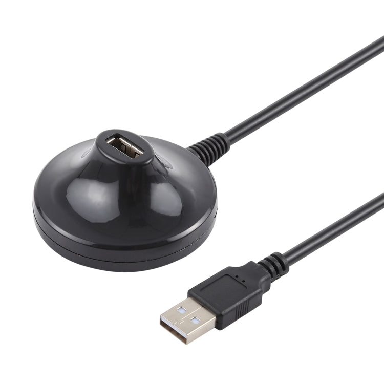 USB 2.0 AM to AF Extension Cable with Base