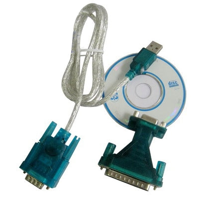 USB to RS232 9 Pin Male Cable & RS232 9P Female to RS232 25 Pin Male