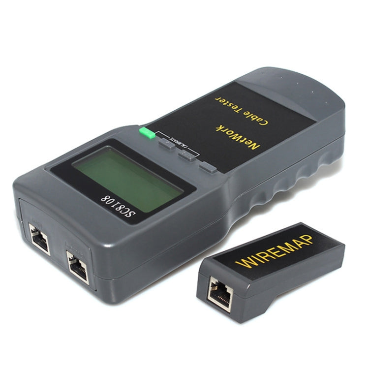 Portable Wireless Network cable Tester SC8108 LCD Digital PC Data Netw ...