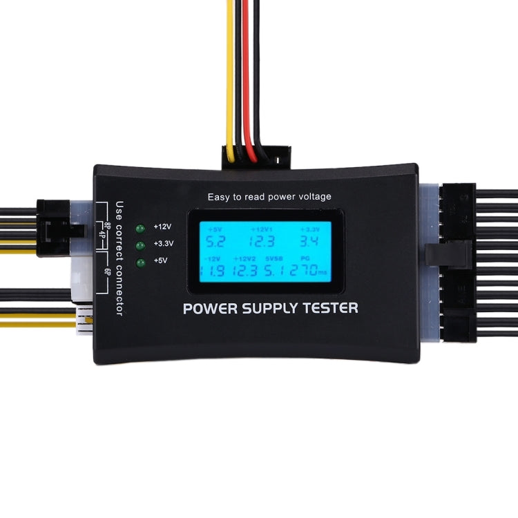 Digital LCD Display PC Computer 20/24 Pin Power Supply Tester Checker ...