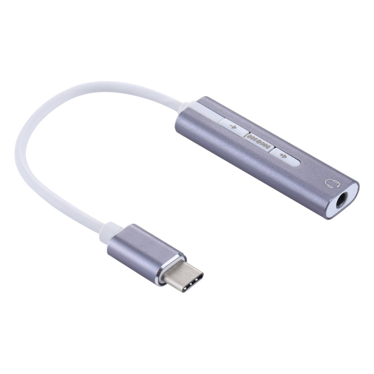 Aluminum Shell 3.5mm Jack External USB-C / Type-C Sound Card HIFI