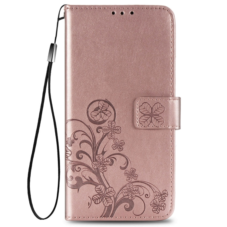 Lucky Clover Pressed Flowers Pattern Leather Case with Holder & Card Slots & Wallet & Hand Strap, For Huawei Nova 7, For Huawei Nova 7 Pro, For Huawei Honor Play 9A, For Huawei Honor 30, For Huawei Honor 30 Pro/30 Pro+, For Huawei P40 Lite E/Y7P       ...