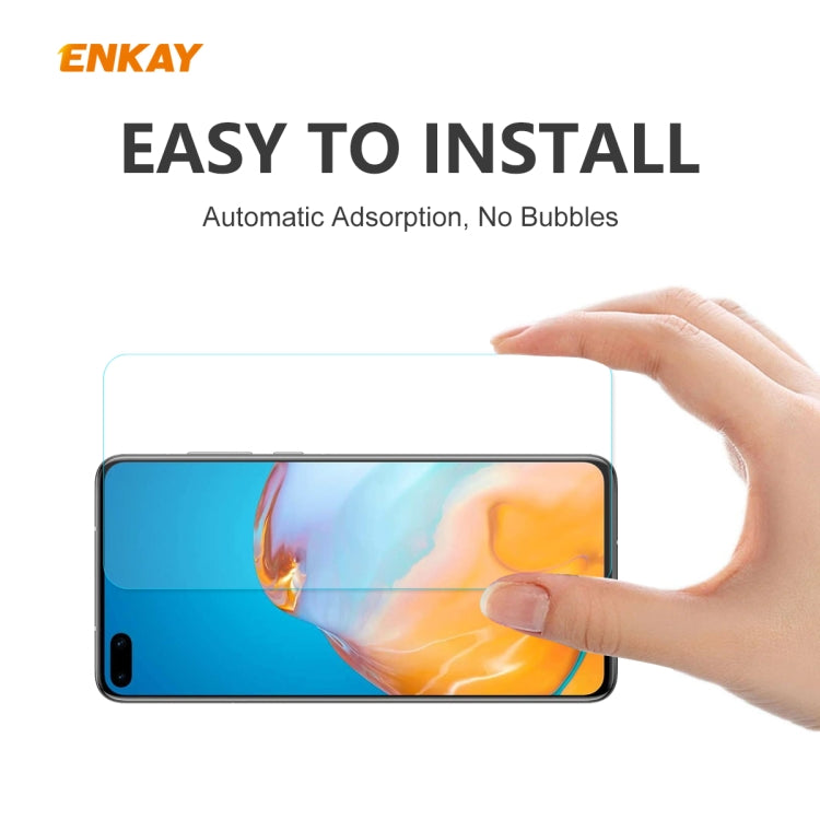 ENKAY Hat-Prince 0.26mm 9H 2.5D Curved Edge Tempered Glass Film, For Huawei P40, For Huawei P40 Lite, For Huawei Y5p, For Huawei Y6p, For Huawei Honor X10 5G, For Xiaomi MI 10 Lite (1PC), For Redmi 10X 4G (1PC), For Redmi Note 9S (1PC)                 ...