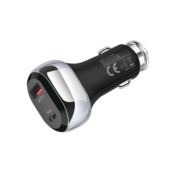 YSY-312PD PD 20W USB-C / Type-C + QC3.0 18W USB Interface 38W