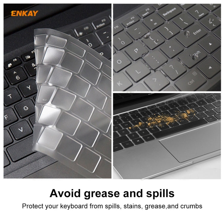ENKAY Ultrathin Soft TPU Keyboard Protector Film, US Version, For RedmiBook 14 Ⅰ, For RedmiBook 14 Ⅱ, For RedmiBook 13, For RedmiBook 16, For RedmiBook Air 13, For Xiaomi Laptop Air 12.5, For Xiaomi Laptop Pro 15.6, For Xiaomi Laptop Air 13.3          ...