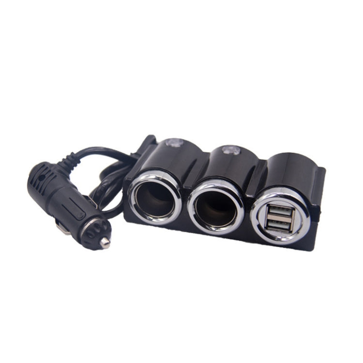 DC 12V / 24V Dual USB Multi Female Car Cigarette Lighter Splitter