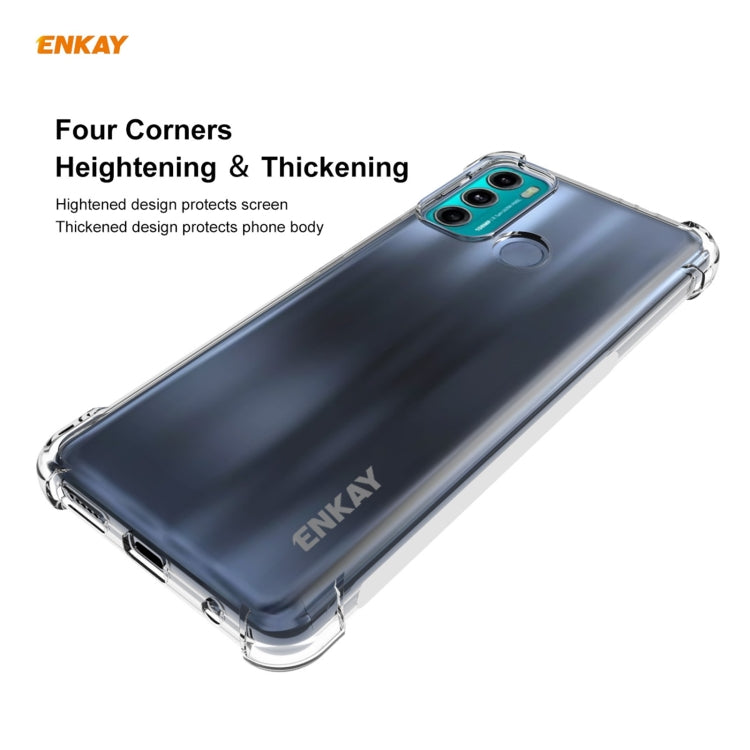 ENKAY Hat-Prince Clear TPU Shockproof Case Soft Anti-slip Cover, For Motorola Moto G60 / G40 Fusion, For Motorola Moto G50, For OnePlus 9R, For Sony Xperia 5 III, For Sony Xperia 10 III, For Xiaomi Mi 11 Pro, For Honor Play 20, For Xiaomi Mi 11 Lite 5G...