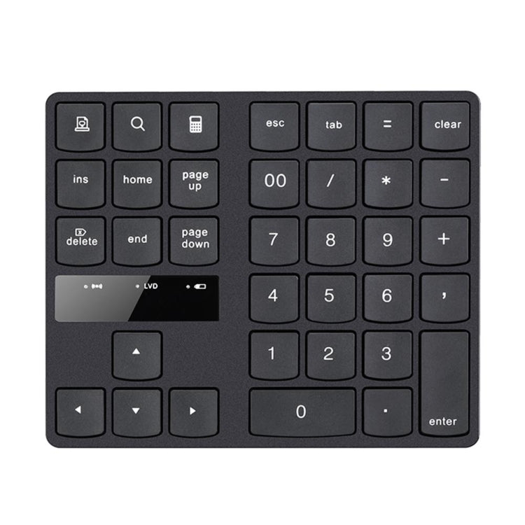 2.4G USB Wireless Numeric Keypad 35 Keys Charging Digital Keyboard Not ...