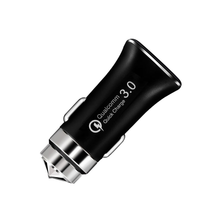LZ-328 Safety Hammer Type QC3.0 USB + USB-C / Type-C Fast Charging
