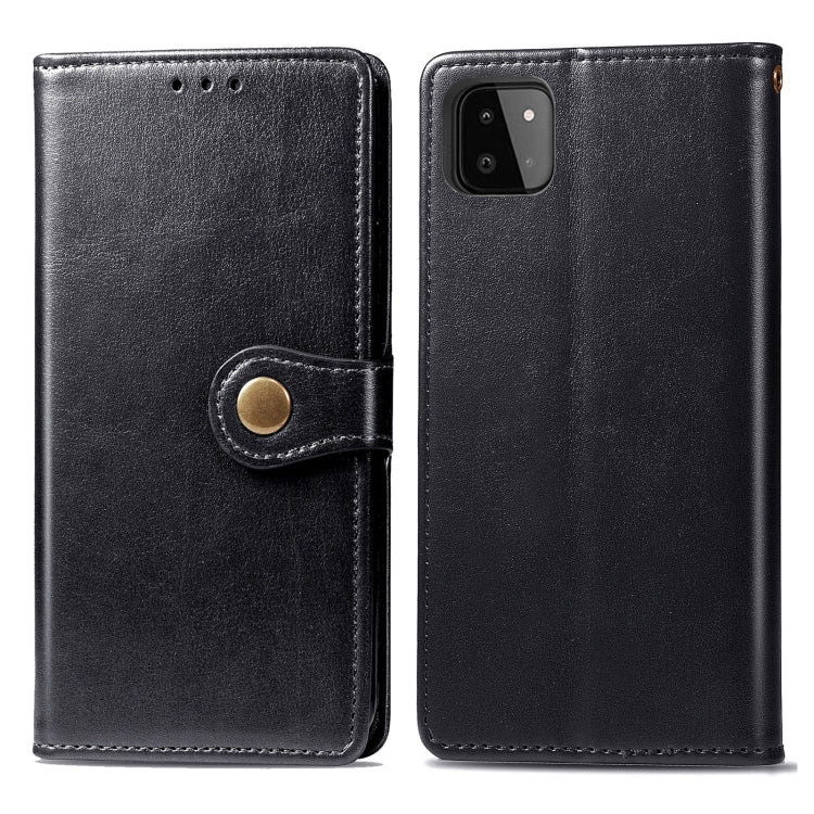 Solid Color Leather Buckle Phone Case with Lanyard & Photo Frame & Card Slot & Wallet & Stand Function, For Samsung Galaxy A22 5G, For Samsung Galaxy A22 4G, For Samsung Galaxy A32 4G, For Xiaomi Redmi Note 10 Pro