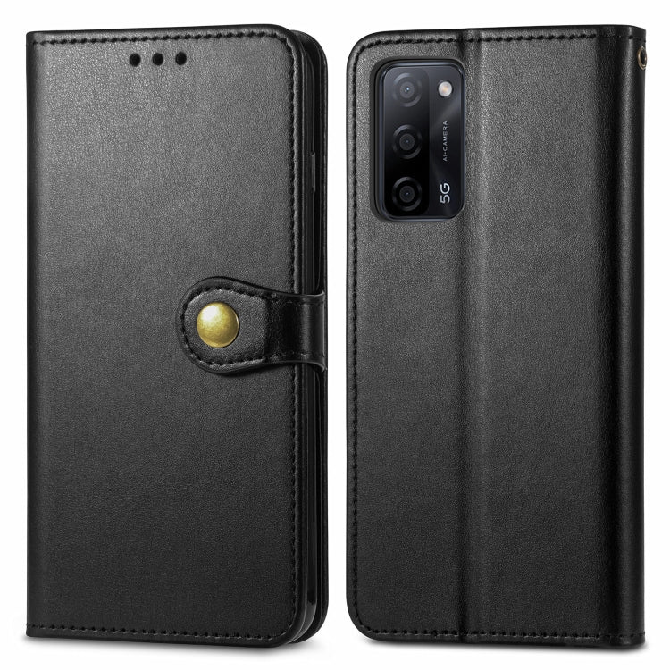Solid Color Leather Buckle Phone Case with Lanyard & Photo Frame & Card Slot & Wallet & Stand Function, For OPPO A55 5G, For OPPO Reno6 5G, For OPPO Realme V13, For OPPO Realme V15 5G