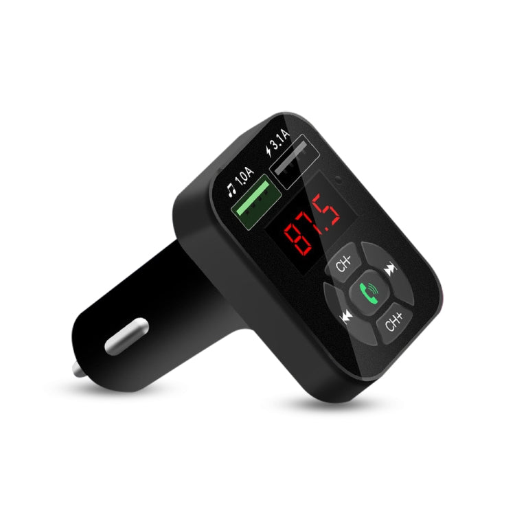 A9 Car FM Transmitter Hands-free Wireless Audio Receiver MP3 Player