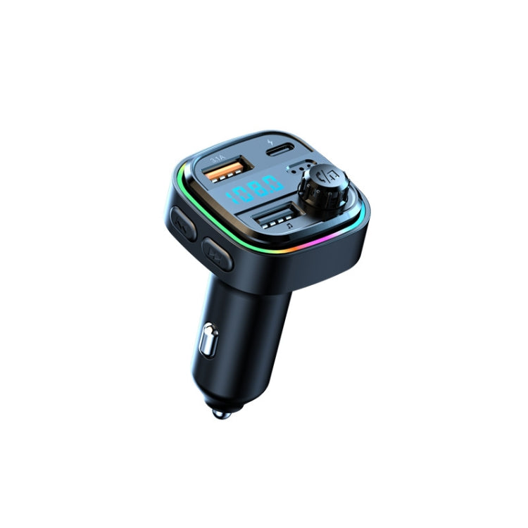C26 Car Bluetooth Transmitter Handsfree Audio Player Dual USB Car
