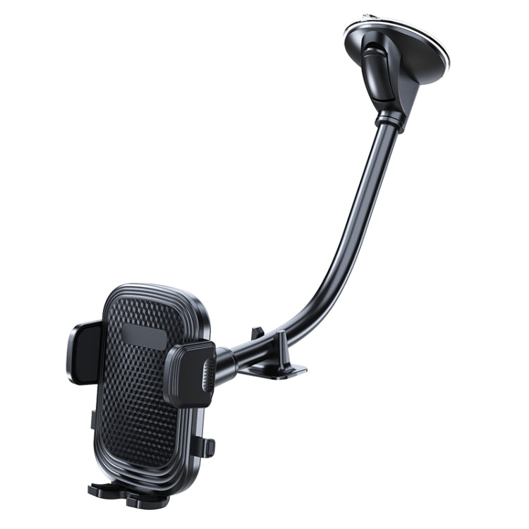 A190+X35 Car Phone Holder Windshield Sucker Mount Bendable Long Arm