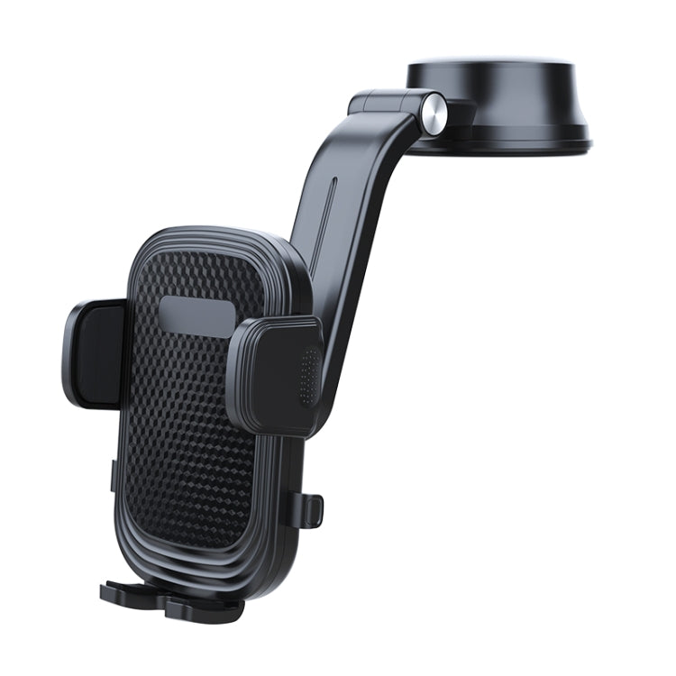 A190+X157 Car Phone Holder Dashboard Sucker Mount Stand Retractable