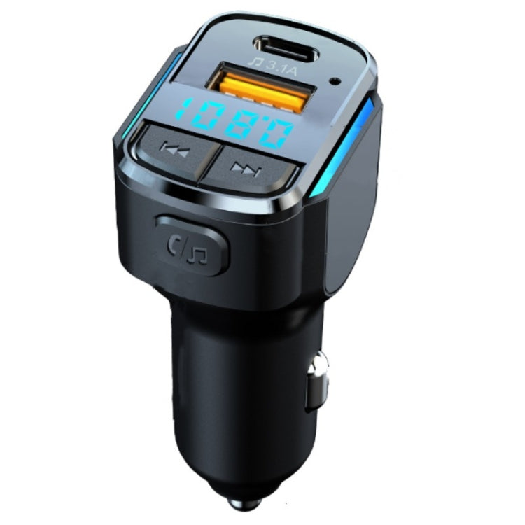 C34 Car Bluetooth 5.0 Charger FM Transmitter Cigarette lighter MP3