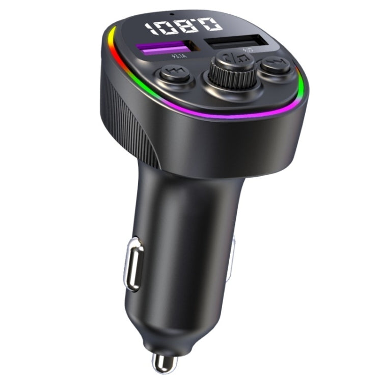 CS2 Digital Display Dual USB MP3 Player Bluetooth FM Transmitter 66W