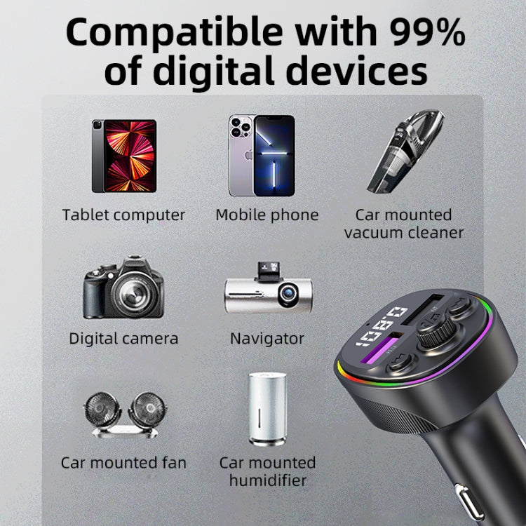 CS2 Digital Display Dual USB MP3 Player Bluetooth FM... – Bulky Mart