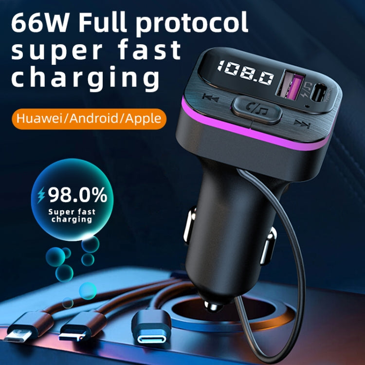 CS3 With 3 Charging Cables 66W Car Charger MP3 Player... – Bulky Mart
