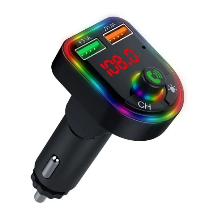 P6 Smart Bluetooth Calling Car Wireless MP3 Audio Device Colorful