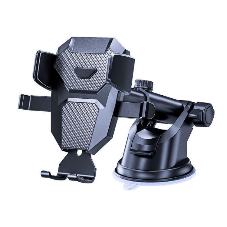 D25+105+K5 Auto Locking Car Phone Clip Telescopic Suction Cup