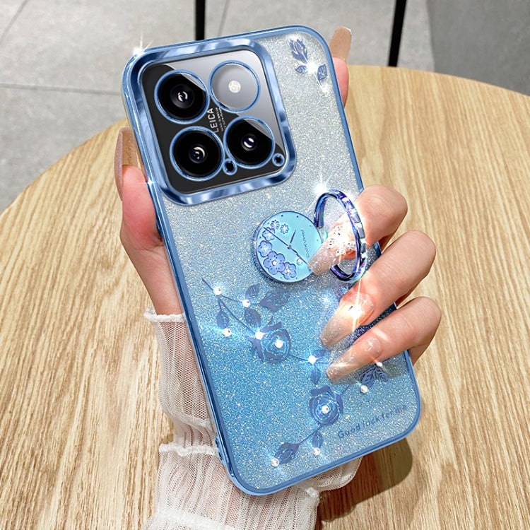 Gradient Glitter Immortal Flower Ring All-inclusive Phone Case, For Xiaomi 14, For Xiaomi Redmi 13C 4G, For Xiaomi Redmi K70, For Xiaomi 13 Ultra, For Xiaomi 13, For Xiaomi Poco M5 4G, For Xiaomi Poco M5 5G, For Xiaomi Redmi 11 Prime 4G