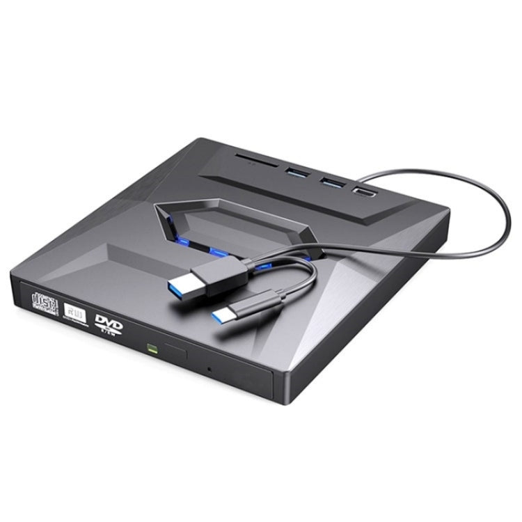 B21-Y 3.0 USB External Mobile Multi-Function 5-in-1 Laptop Type-C DVD Recorder Optical Drive, B21-Y
