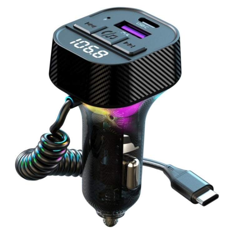 C53 Fast Charging Car Charger Car Bluetooth Receiver FM Transmitter