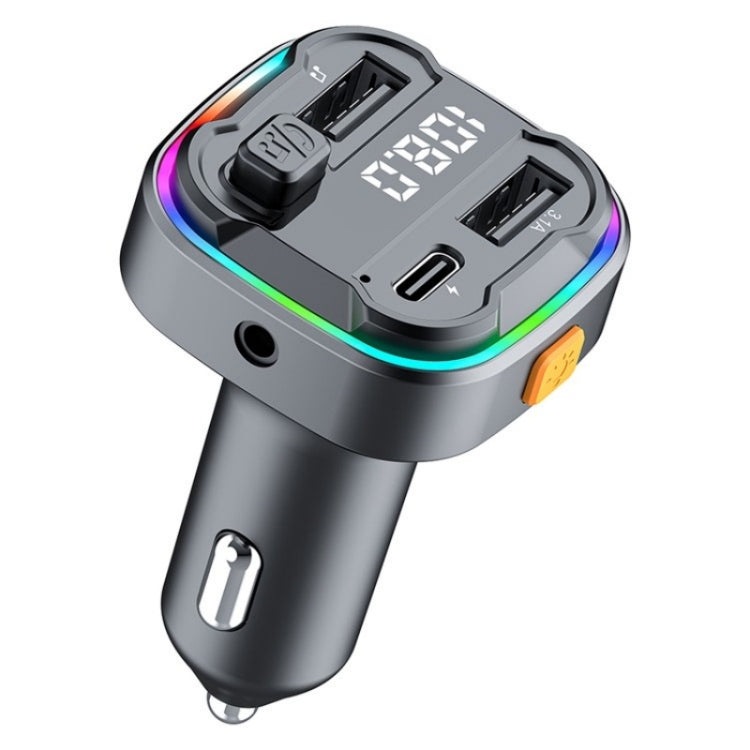 C3 Dual USB Car Charger Bluetooth Hands-free Call Adapter FM