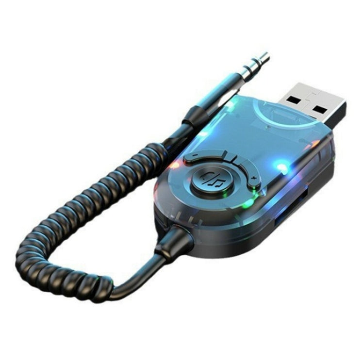 W9 Car Bluetooth Music Receiver USB Bluetooth 5.3 Adapter Wireless
