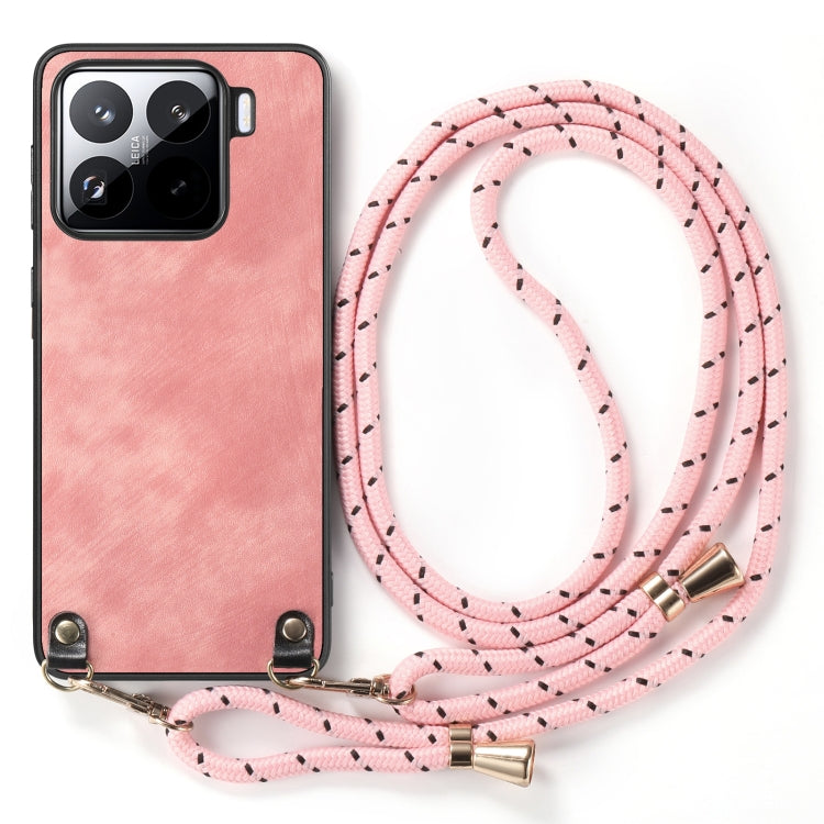 Vintage Leather PC Back Cover Phone Case with Crossbody Strap, For Xiaomi Mi 11, For Xiaomi Mi 10T 5G, For Xiaomi Mi 10T Pro, For Xiaomi Poco X3 NFC