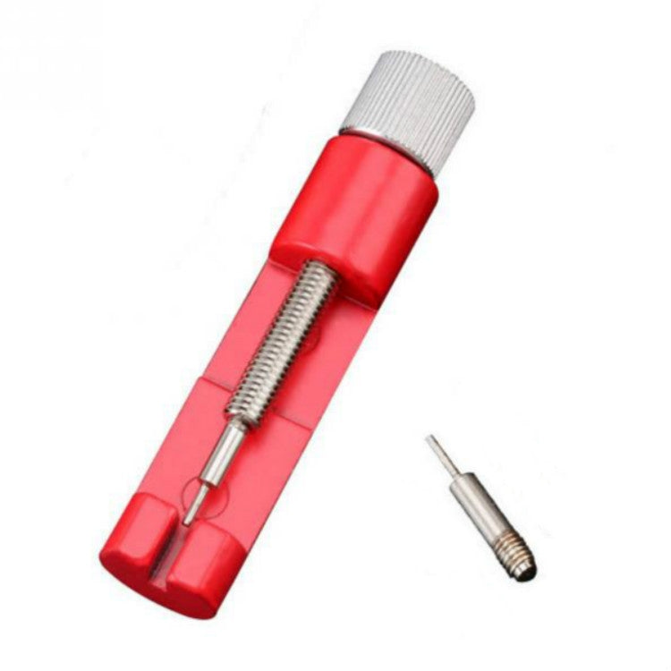 Detachable Watchband Tool Watch Bracelet Regulator Universal Watch Repair Tool Set, Red
