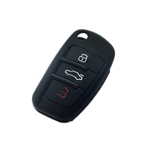 2 PCS Car Key Cover Silicone Flip Key Remote Holder Case Cover for
