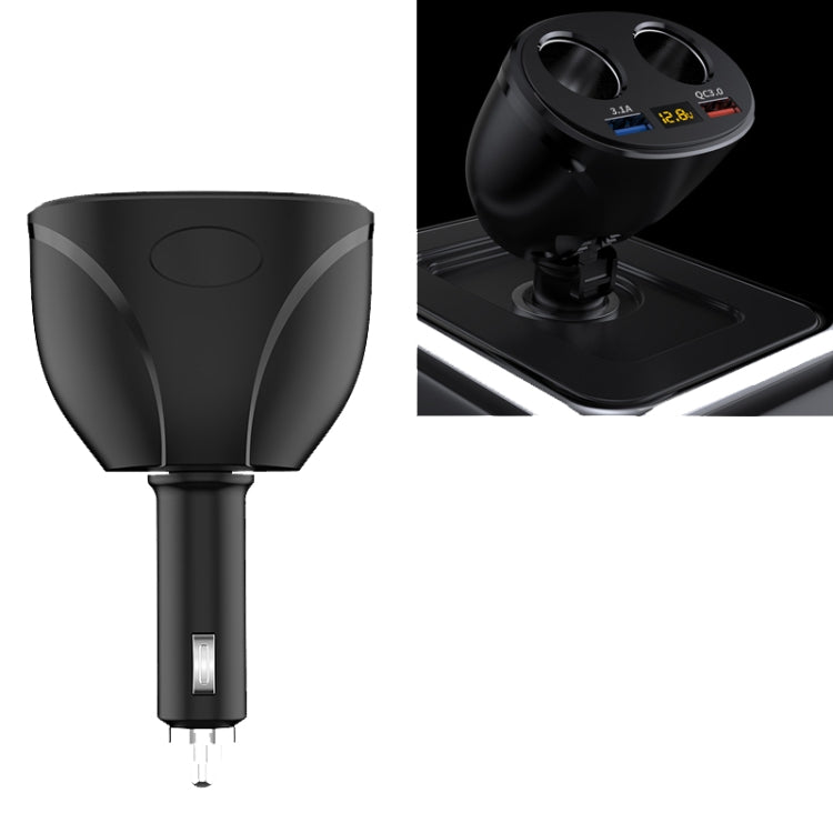 Cigarette Lighter Car Charger Dual USB QC 3.0 Dual Fast Charging 6A