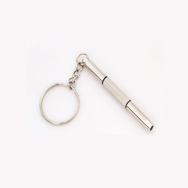 Multifunctional Keychain Repair Tool Screwdriver Portable Mini Multi